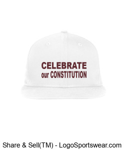 Flat bill - Celebrate - Red ltrs Design Zoom