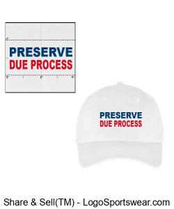 Structured twill cap PRESERVE DUE PROCESS Design Zoom